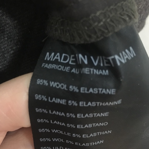 Dark brown wool trousers by Club Monaco sz 00 - Picture 6 of 10